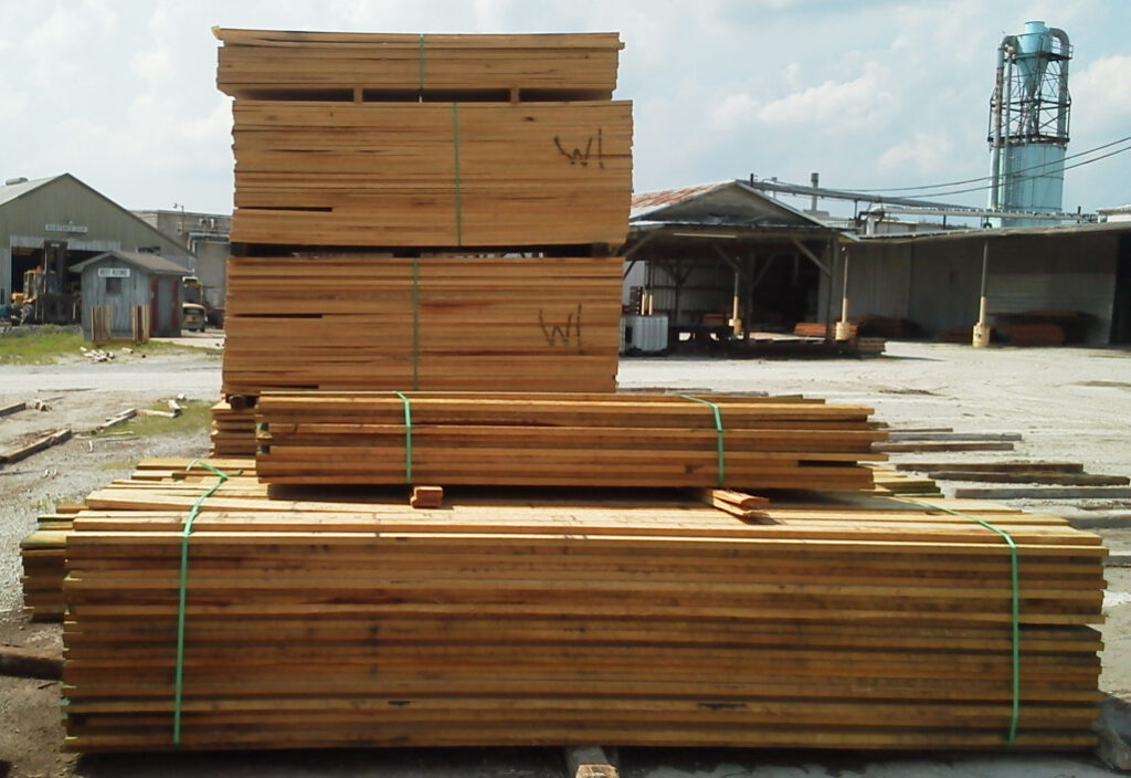 Pile of lumber